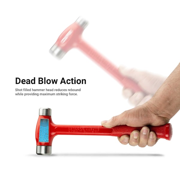 Capri Tools 43 oz. Dual Steel Faced Dead Blow Hammer - CPBPF43
