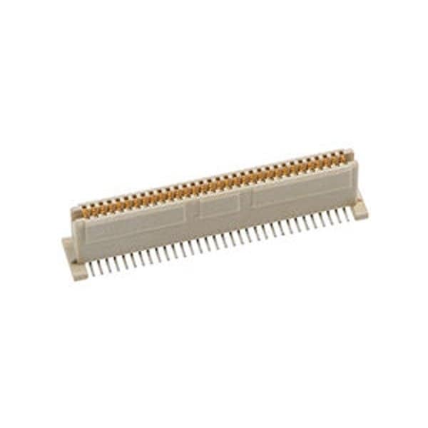 Conector de apilamiento de placa Molex, 64 contactos, 2 hileras, hembra, recto, paso de 0.039 pulgadas, superficie - 714390364