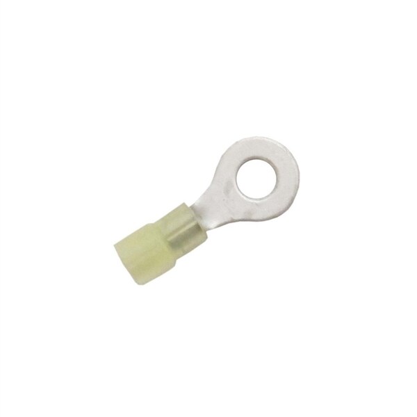 The Best Connection Yellow Vinyl Ring Terminal 12 Pcs, 12-10 5/16" - JTT2016H