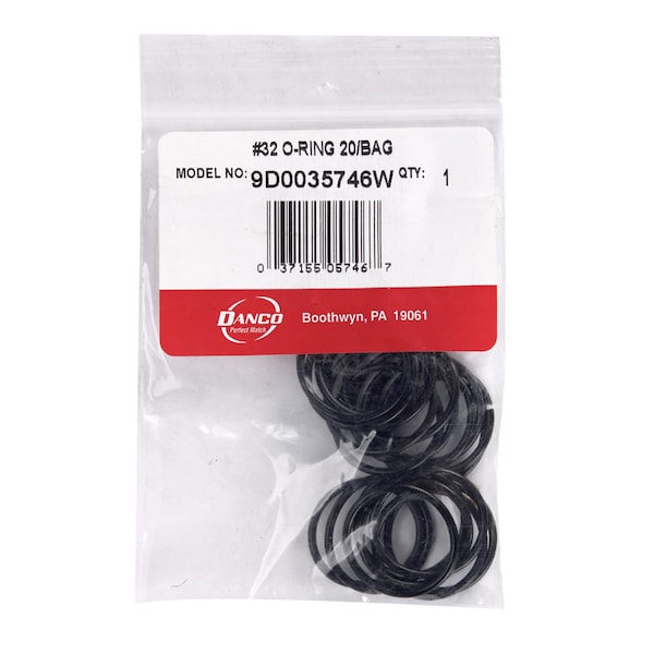 Danco Danco 15/16 in. D X 13/16 in. D No 32 Rubber O-Ring 20 pk - 35746W