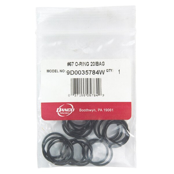 Danco Danco 13/16 in. D X 5/8 in. D Rubber O-Ring 20 pk - 35784W