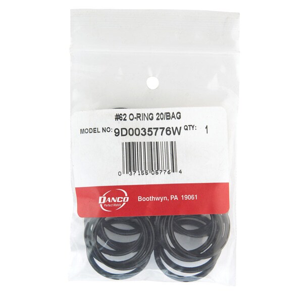 Danco Danco 1-1/4 in. D X 1 in. D No 62 Rubber O-Ring 20 pk - 35776W