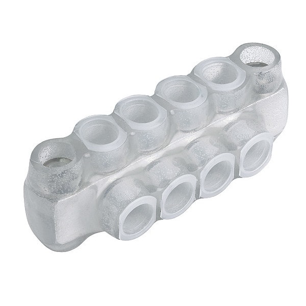 Panduit Multi Conn, Dbl-Sd, Clr, 4pt, 600k, #6a - PCSB600-4-2Y