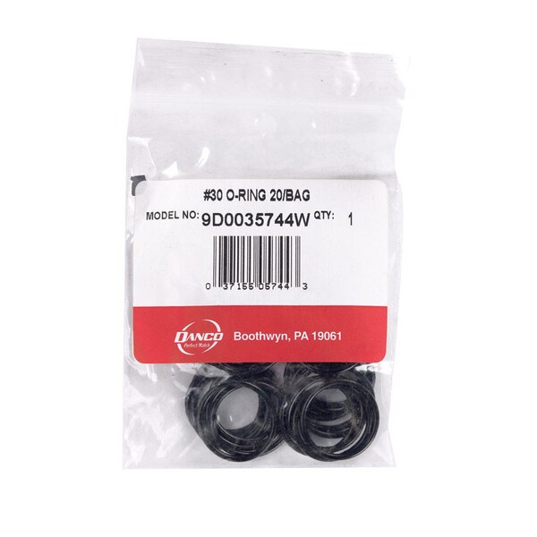 Danco Danco 7/8 in. D X 3/4 in. D Rubber O-Ring 20 pk - 35744W
