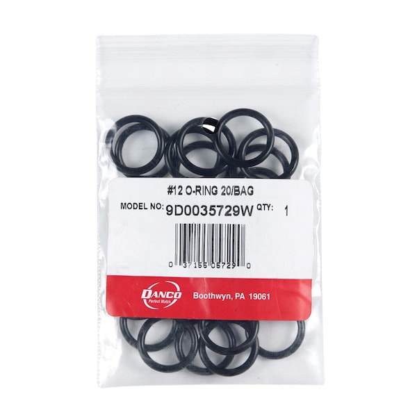 Danco Danco 13/16 in. D X 5/8 in. D Rubber O-Ring 20 pk - 35729W