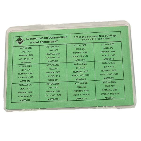 Hercules - Orings Kit O-RIng Kit- HNBR 70A-O-RING KIT12size/ 200pcs - 568 HNBR KIT