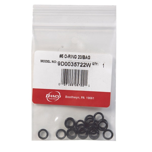 Danco Danco 3/8 in. D X 1/4 in. D Rubber O-Ring 20 pk - 35722W