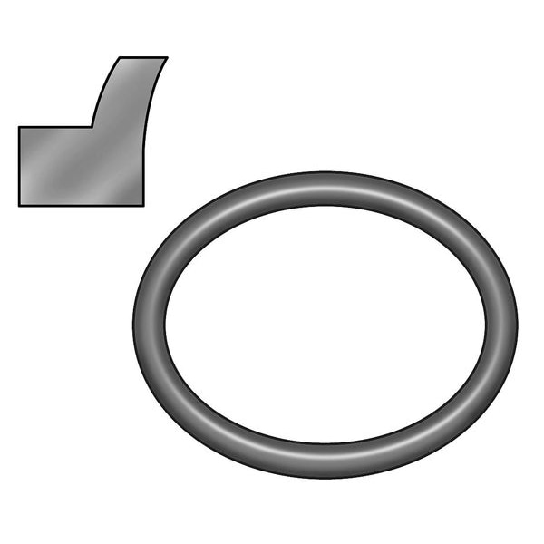 Zoro Select Urethane Rod Wiper, Inside Dia. 3/4", Rod Dia. 0.748", PK5 - 2HZW6