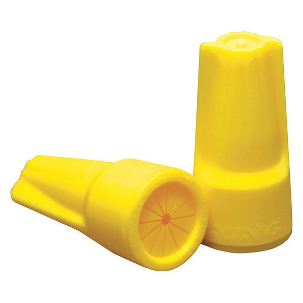 Dryconn Grande Conectores para cable de entierro directo en color amarillo, paquete de 10 - 10444