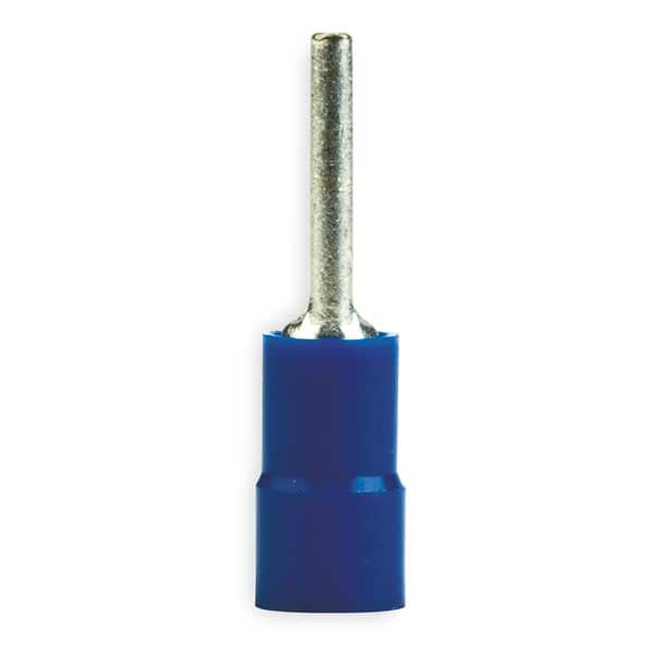 Terminal de pines de vinilo de 16-14 AWG de 0.47" de longitud de pin, paquete de 100 - MVU14-47PX-A