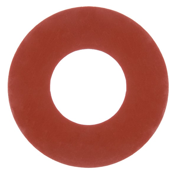 Zoro Select Raised Face Silicone Flange Gasket for 4" Pipe, 1/8" T, No 150 - BULK-FG-1451