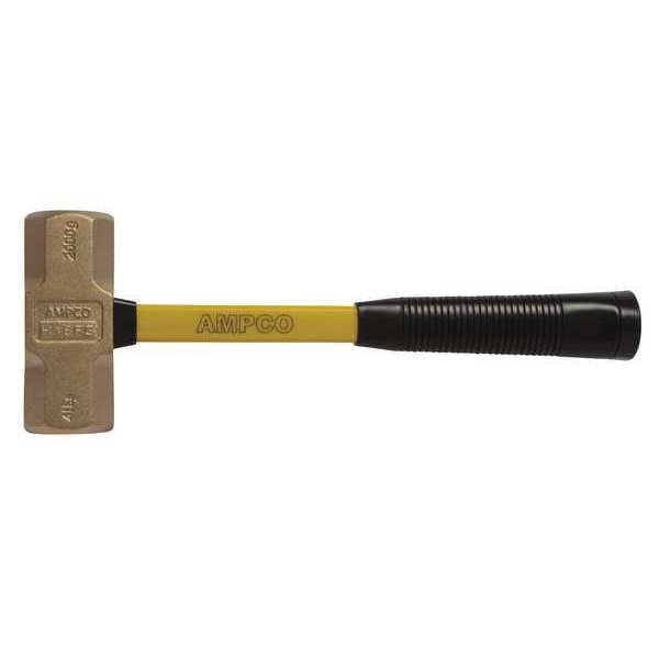 Ampco Safety Tools Blacksmith Hammer, 3 lb., 11" L, Fiberglass - H-172FG