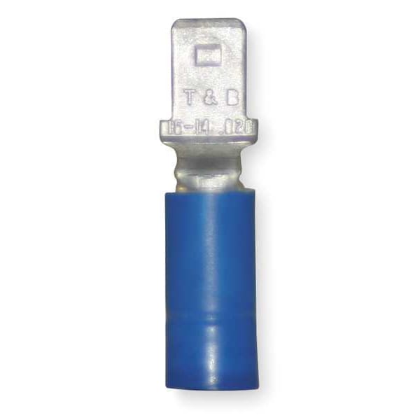 Desconexión macho Sta-Kon, Azul, 16-14AWG, paquete de 100 - 14RBD-188