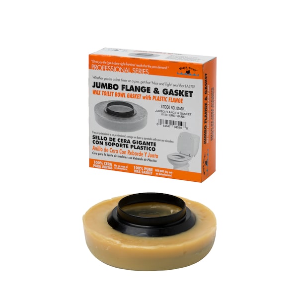 Black Swan Jumbo Flange & Gasket W/Urethane W/ Bolts - 04520