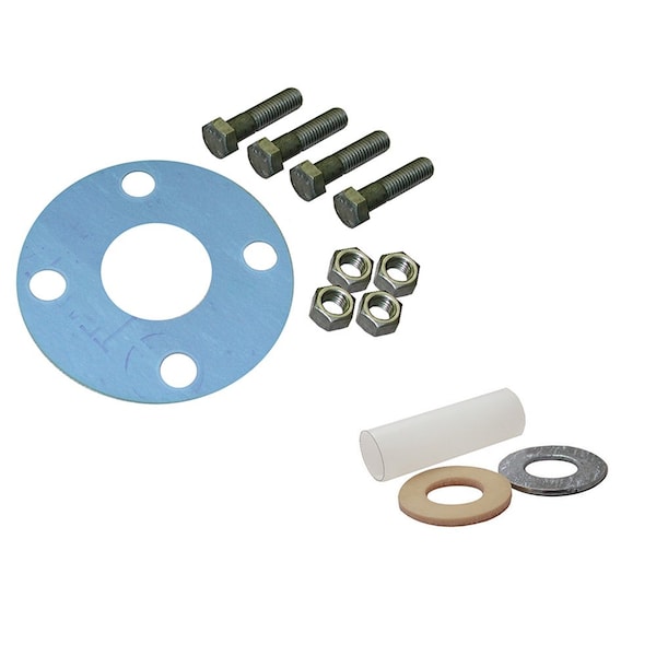 Jones Stephens 5in.Asbestos-Free Full Face Gasket Kit with Insulation Kit, 3/4in. x 3-1/4in. Bolt Size - G54205