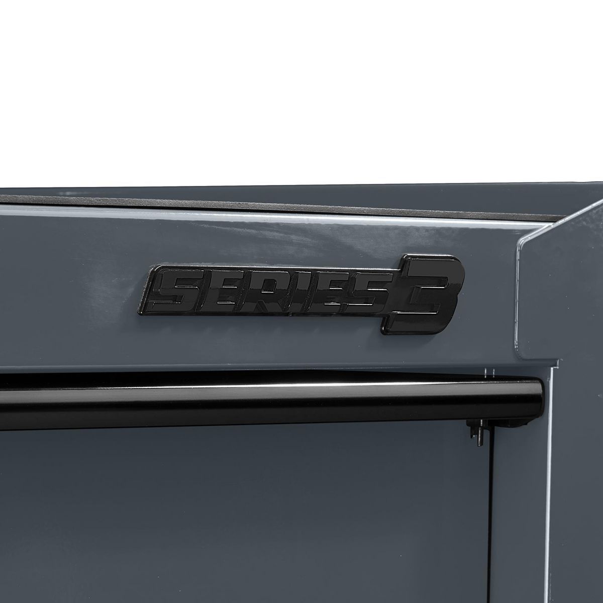 Gabinete rodante de triple banco de 72 pulgadas x 22 pulgadas, Serie 3, Gris Pizarra - 70314