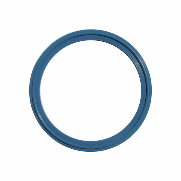 Wayland 6in CLAMP METAL DETECT. GASKET BUNA - BLUE - BLUE / RED DOT - 40MPU-MD-6