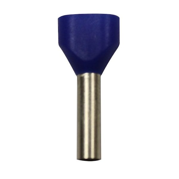 Herramienta de engarce de alambre Eclipse, Azul, Doble, 14 x 2 AWG, Paquete de 200 - 701-083
