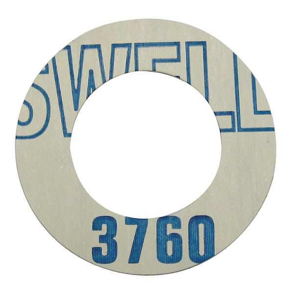 Garlock Gasket, Ring, 1-1/2inPipe, BlueandOff-White - 37760-1193