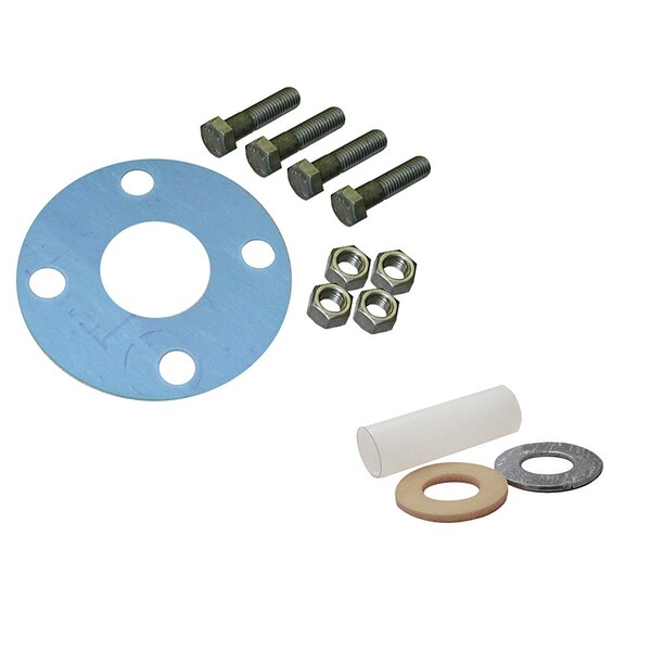 Jones Stephens 8in.Asbestos-Free Full Face Gasket Kit with Insulation Kit, 3/4in. x 3-1/2in. Bolt Size - G54208