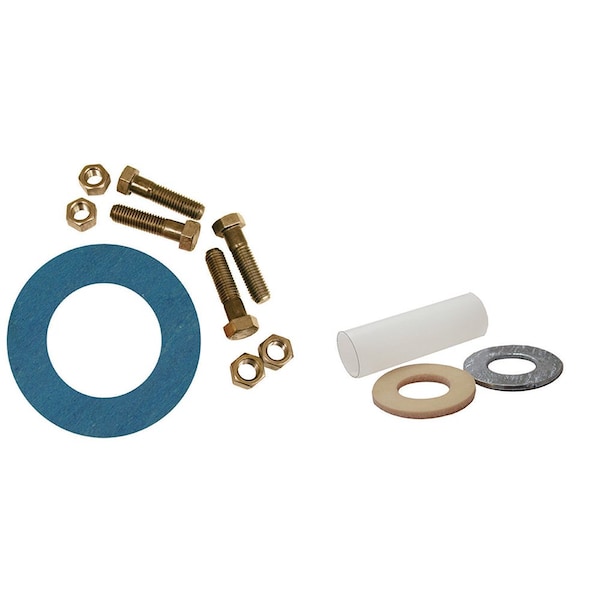 Jones Stephens 3in. Asbestos-Free Ring Gasket Kits with Insulation Kit , 5/8in. x 3in. Bolt Size - G53203