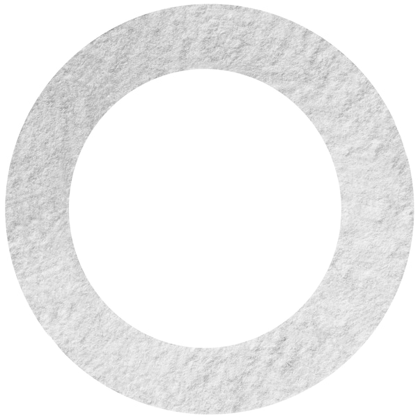 Usa Industrials Ring F1 Felt Flange Gasket for 2-1/2" Pipe - 1/8" Thick - Class 150 - BULK-FG-4880