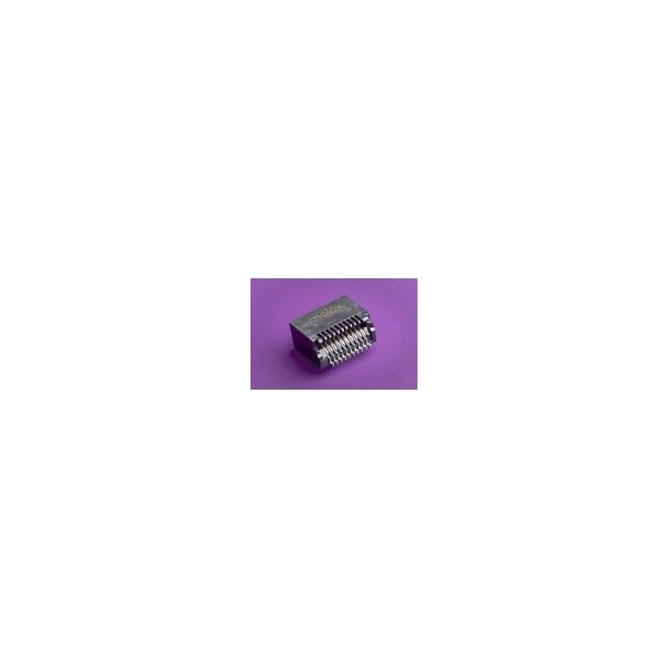 Conector de placa Molex, 20 contactos, 2 filas, macho, ángulo recto, paso de 0.031 pulgadas, montaje en superficie - 744415010