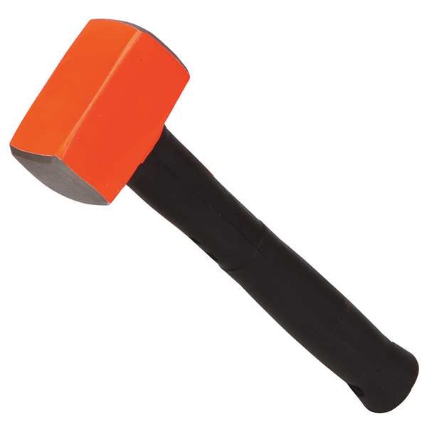 Westward Sledge Hammer, 4 lb., 12 In, Rubber/Steel - 24Z027