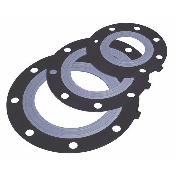 Asahi Flange Gasket, 11-7/64" Inside Dia., Black - 3113120