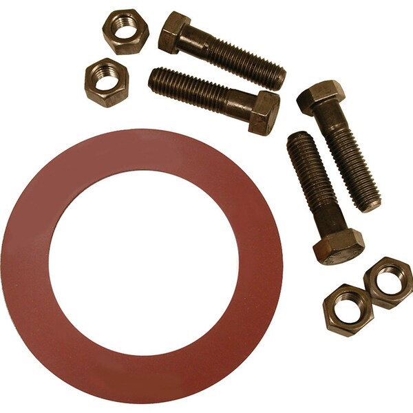 Jones Stephens 2in. Red Rubber Ring Gasket Kit, 5/8in. x 2-3/4in. Bolt Size - G52102