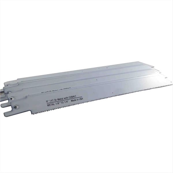 Disston Blu-Mol 9 In. 14 Tpi Metal Cutting Bi-Metal Reciprocating Saw Blade, 5PK - 6958-5T