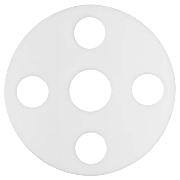 Usa Industrials Full Face PTFE Plastic Flange Gasket for 1-1/4 Pipe - 1/8 T - No 150 - BULK-FG-1169