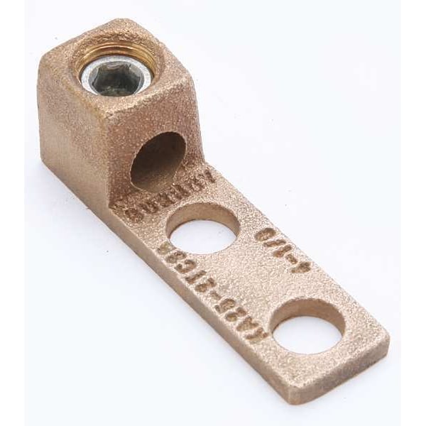 Conector mecánico Burndy, terminal, 1/0 a 4 AWG, 1 conductor - KA252TC38