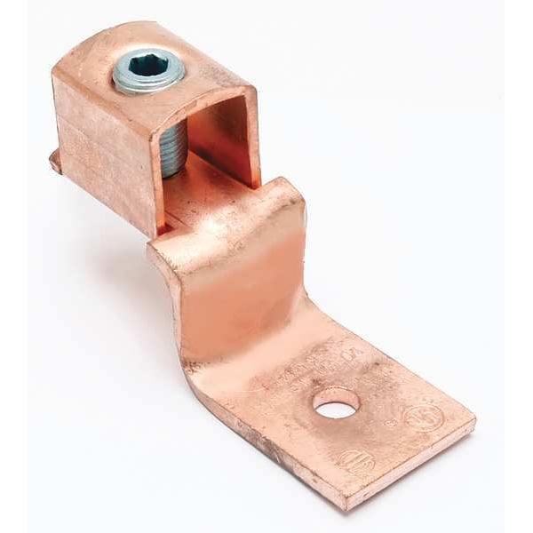 Conector mecánico Burndy, Terminal, 1/0 a 2 AWG, 1 conducto - KLU125
