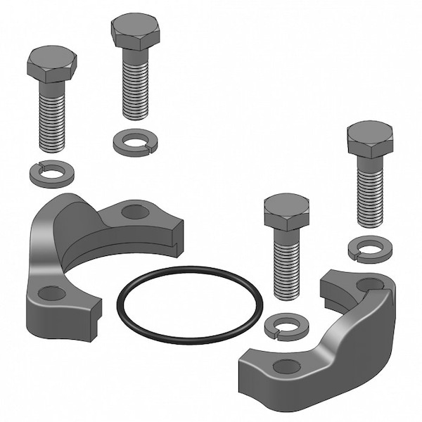 Tompkins Hydraulic Fitting-Flange20 SPLIT CAT WITH O-RING - SFXK-C-20-KIT