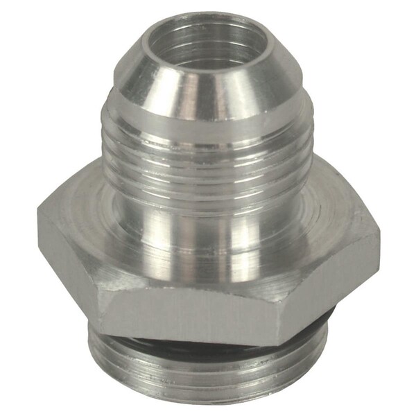 Derale Aluminum Fitting, -8AN x 0.27-18 O-Ring - DER59108