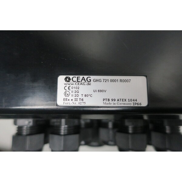 Caja terminal y bloque de contacto Ceag - GHG 721 0001 R0007