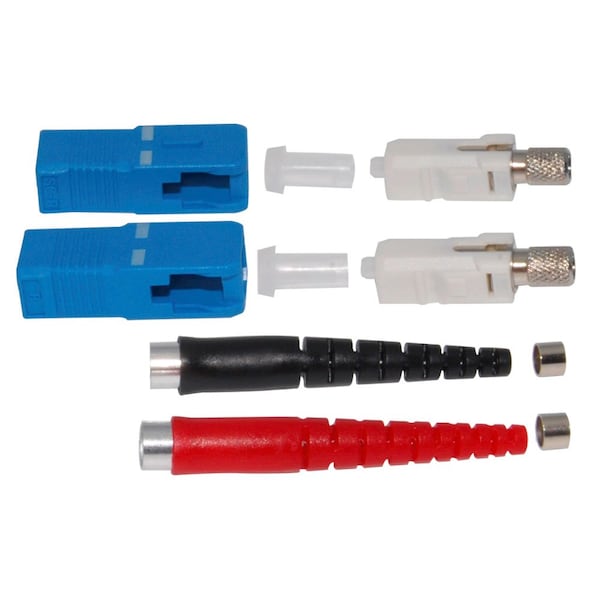 Conector de fibra óptica SC de Quest Technology International - (Dúplex) Monomodo con botas - NFO-3073