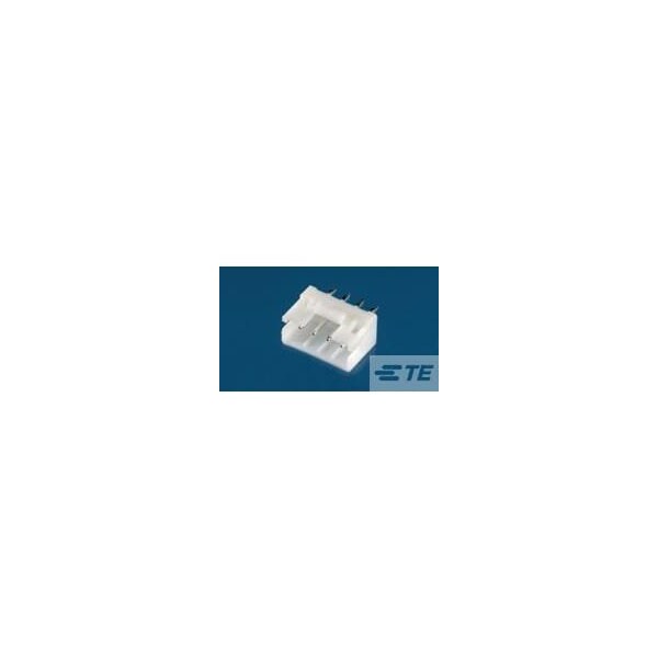 Conector de placa Te Connectivity, 4 contactos, 1 fila, macho, recto, terminal de soldadura, aislante natural - 1735446-4