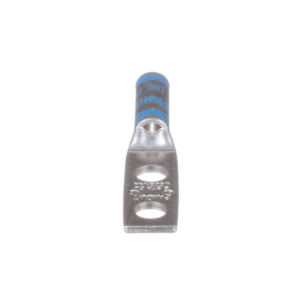 Panduit Copper Compression Lug, 2 Hole, #6 AWG, - LCD6-14A-D