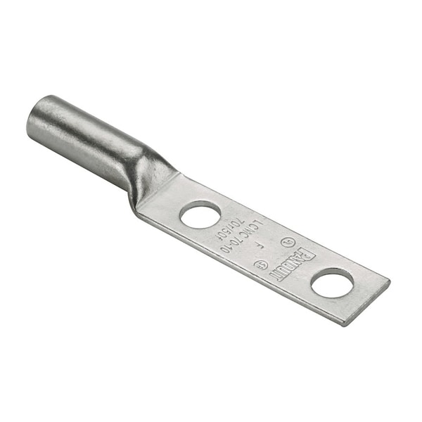 Panduit Cable de Cobre de Compresión Métrica, 2 Orificios, L - LCMC240-12-6