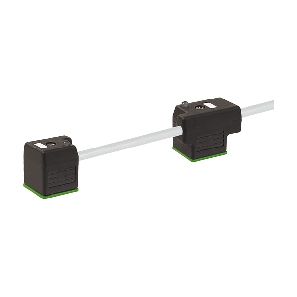 Murr Elektronik MSUD DOBLE ENCHUFE VÁLVULA FORMA A 18MM, PUR 4X0.75 GRIS, 5m - 7000-58025-2270500