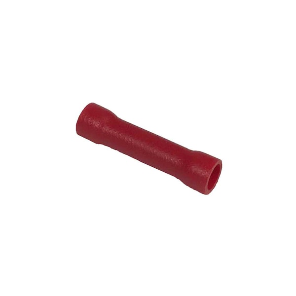 Terminales de cable para tope de Remington Industries, aisladas con PVC, cable calibre 16-22 AWG, cobre estañado, color rojo, paquete de 10 - BV1.25-10