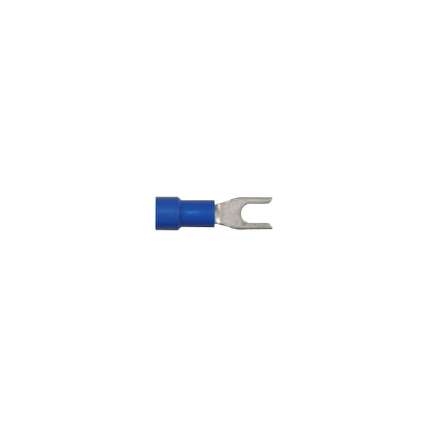 Disco Azul de Vinilo 16-14 Terminal de Cable #6 Tamaño de Perno Tipo de Espiga PK100 - 3523PK