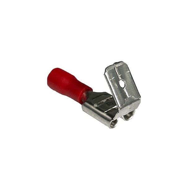 Terminales de conexión rápida Piggyback de Remington Industries, PVC, cable de 16-22 AWG, rojo, 100 piezas - HPBDD1.25-250-100