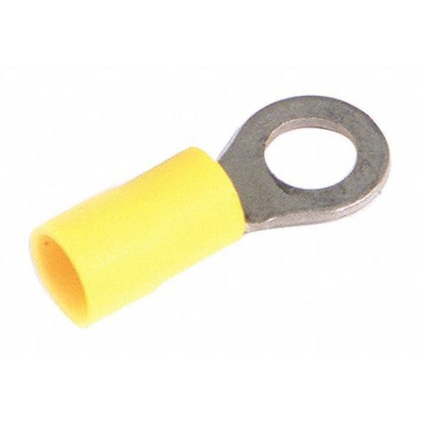 Terminal de anillo de vinilo de 12-10 AWG con perno de 3/8", paquete de 83-2507