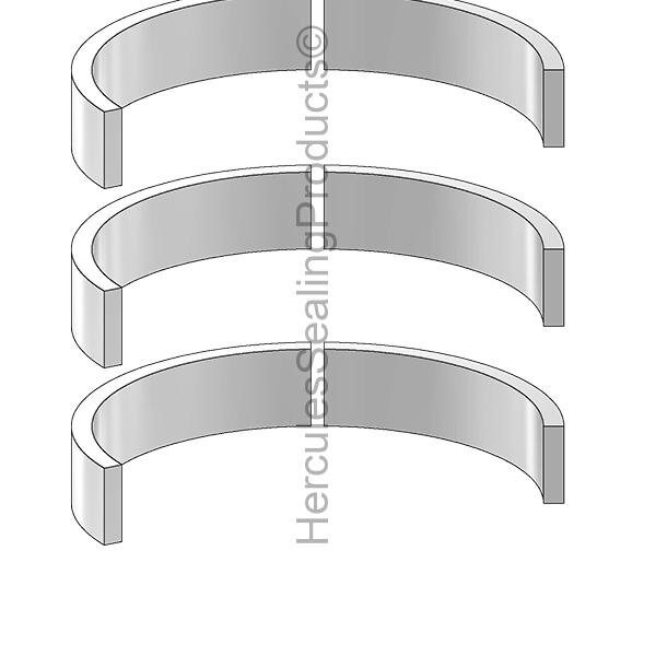 Commercial Hydraulics Aftermarket Parts CM-NYB57, 4.750  - 6-.750 Gland Bearings, COMMERCIAL KITS - CM-NYB57