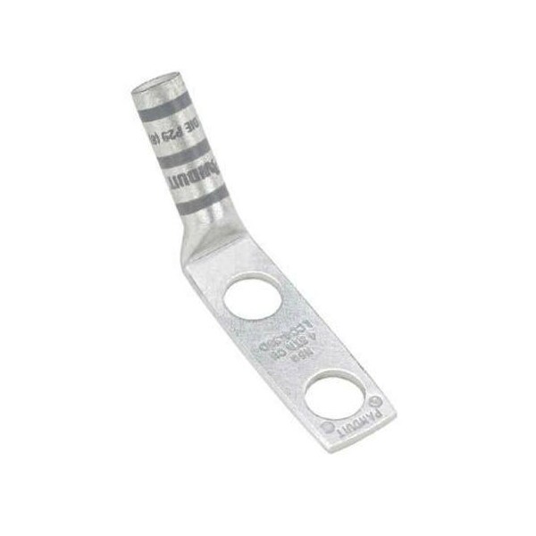 Panduit Copper Compression Lug, 2 Agujeros, 250 kcmil, 3/8 (9.5mm), LCC250-38DH-X - LCC250-38DH-X
