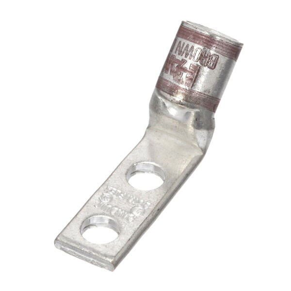 Terminal de compresión de cobre Panduit, 2 orificios, #2 AWG, Lengüeta Estrecha, LCDXN2-14AH-E - LCDXN2-14AH-E