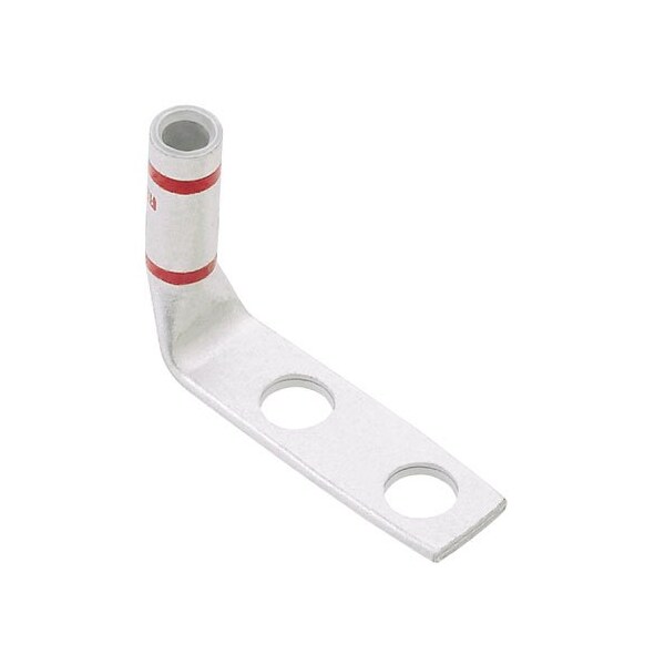 Panduit Terminal de compresión de cobre, 2 orificios, #8 AWG F - LCCX8-14AF-L